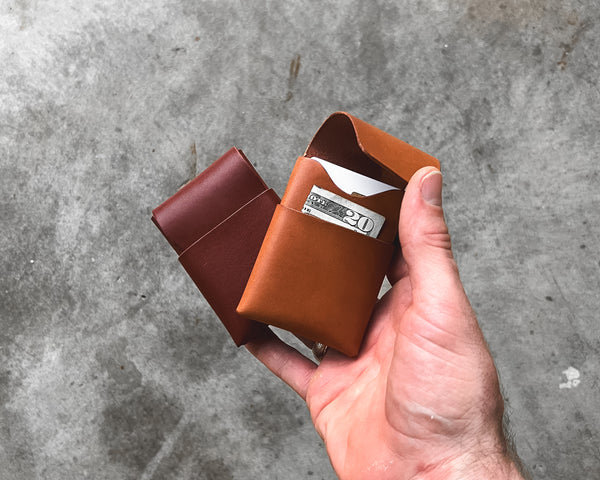 The Nugget - Stitchless Origami Wallet - Heirloom Leather