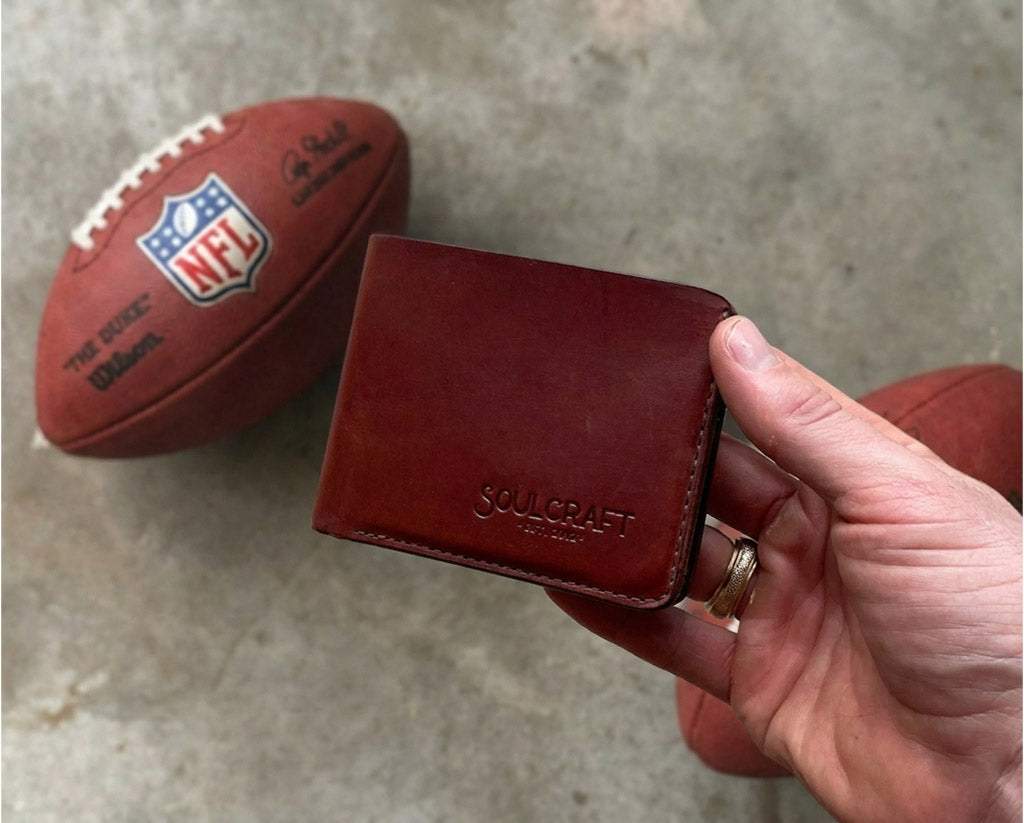 The Game Ball American Bifold - Game Used Football Wallet