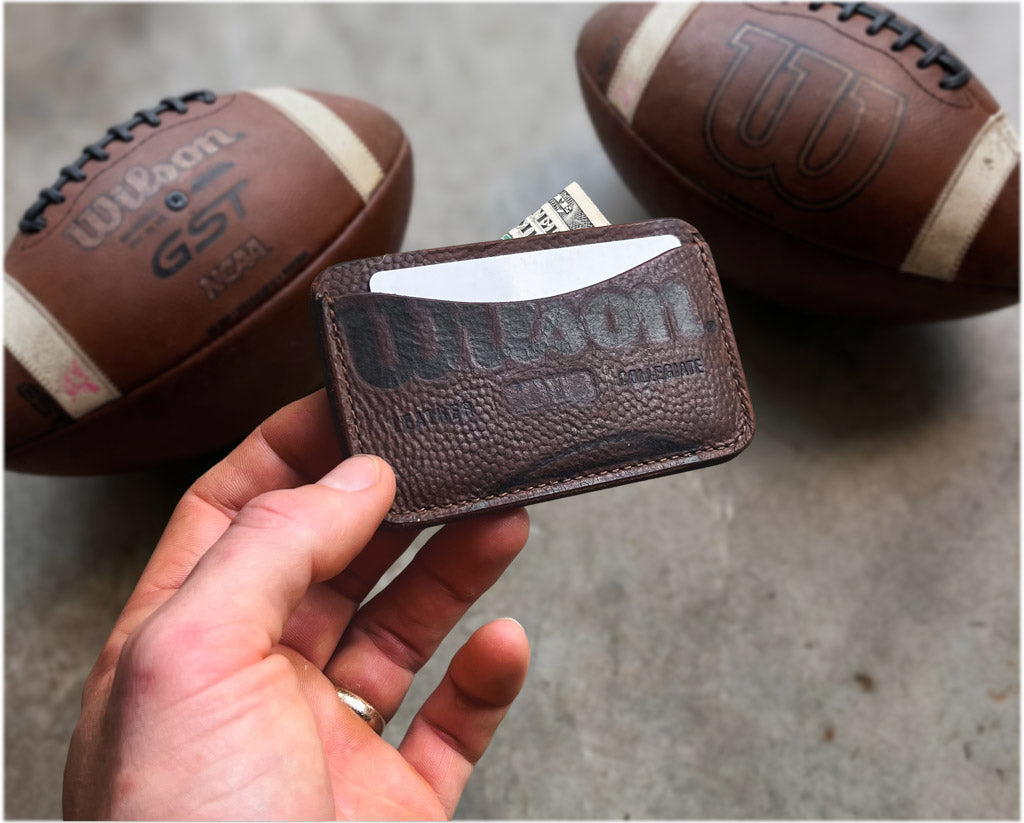 The Game Ball Minimalist - Game Used Football Wallet