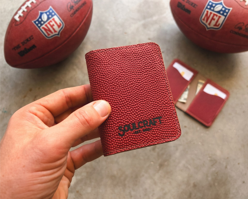 The Dane Wallet in Football Leather