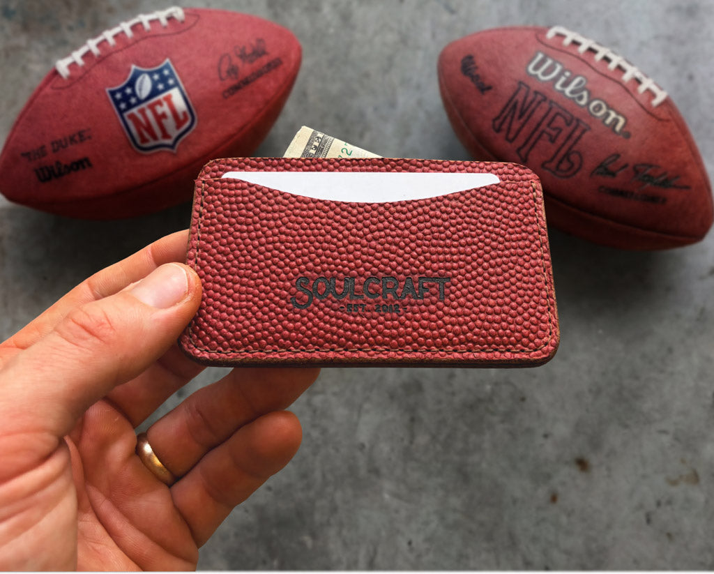 The Minimalist Wallet in Football Leather