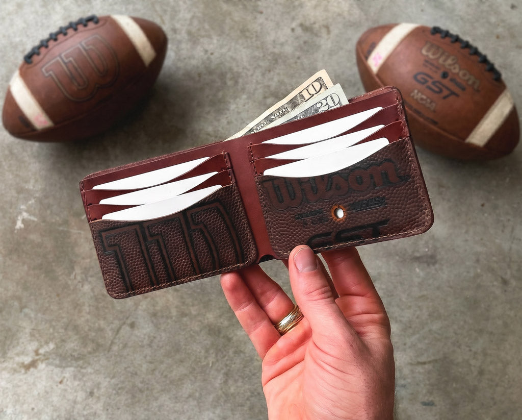The Game Ball American Bifold - Game Used Football Wallet