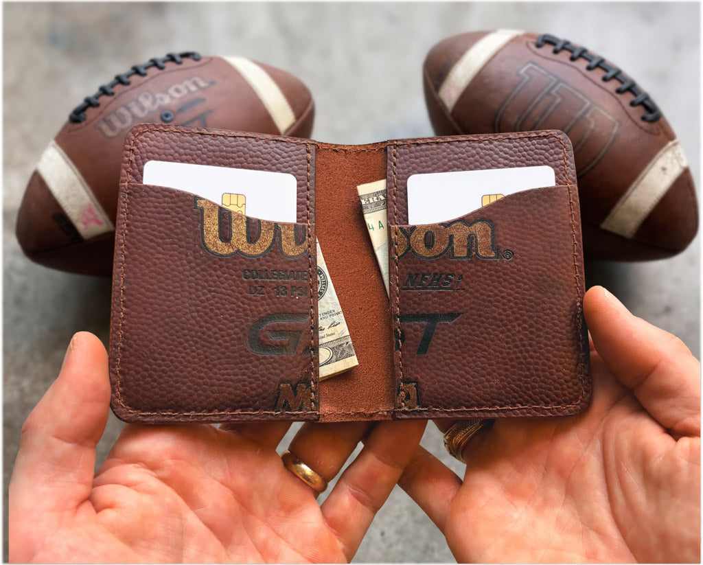 The Game Ball Dane - Game Used Football Wallet