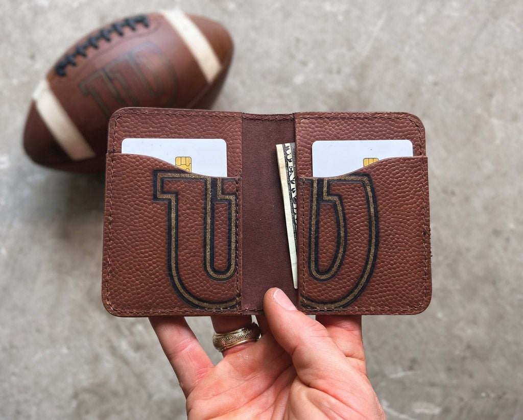 The Game Ball Dane - Game Used Football Wallet