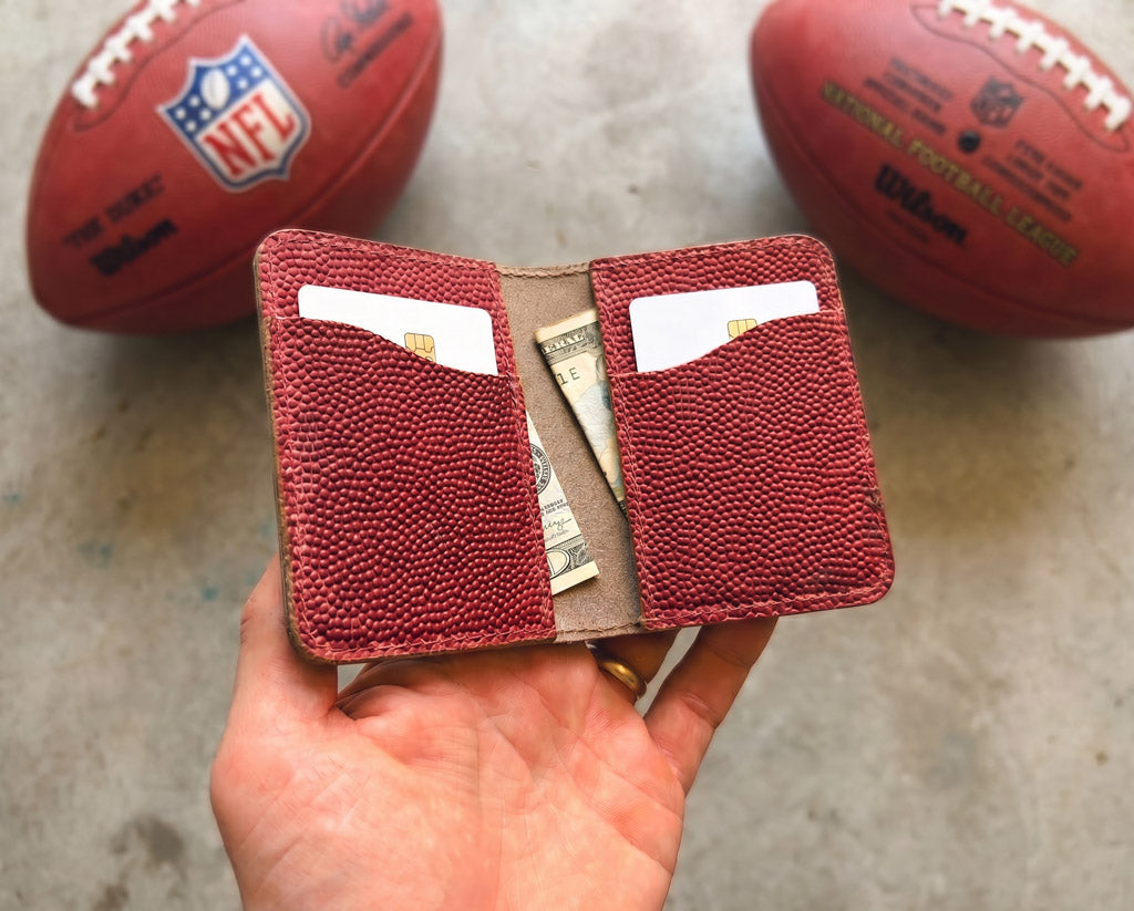 The Dane Wallet in Football Leather
