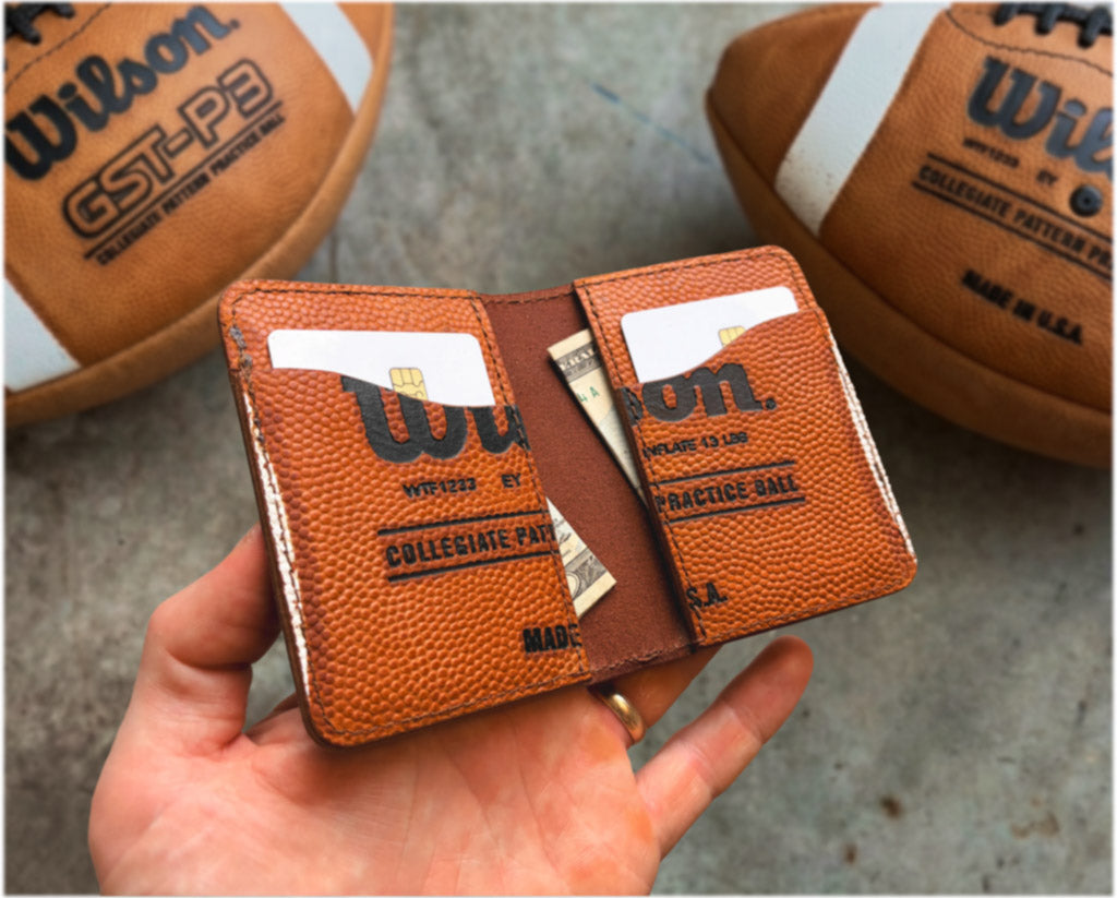 The Game Ball Dane - Game Used Football Wallet