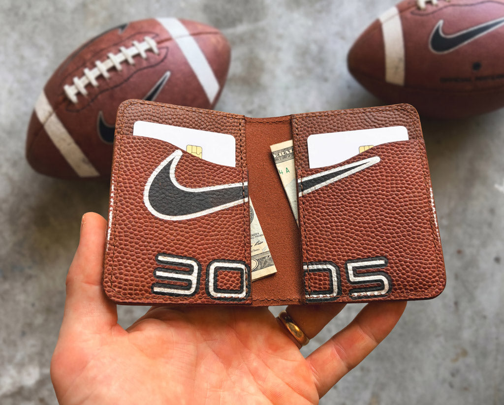 The Game Ball Dane - Game Used Football Wallet