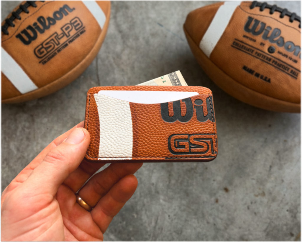 The Game Ball Minimalist - Game Used Football Wallet