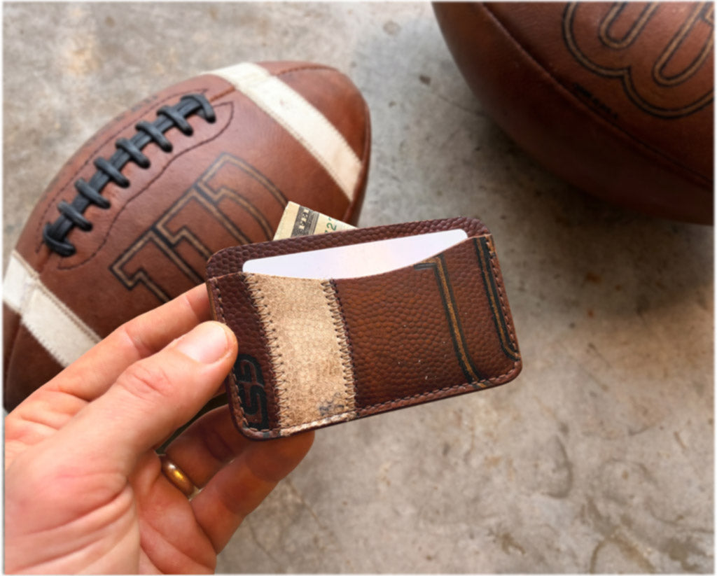 The Game Ball Minimalist - Game Used Football Wallet