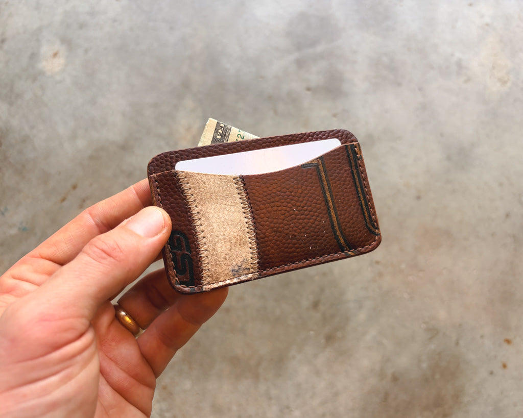 The Game Ball Minimalist - Game Used Football Wallet