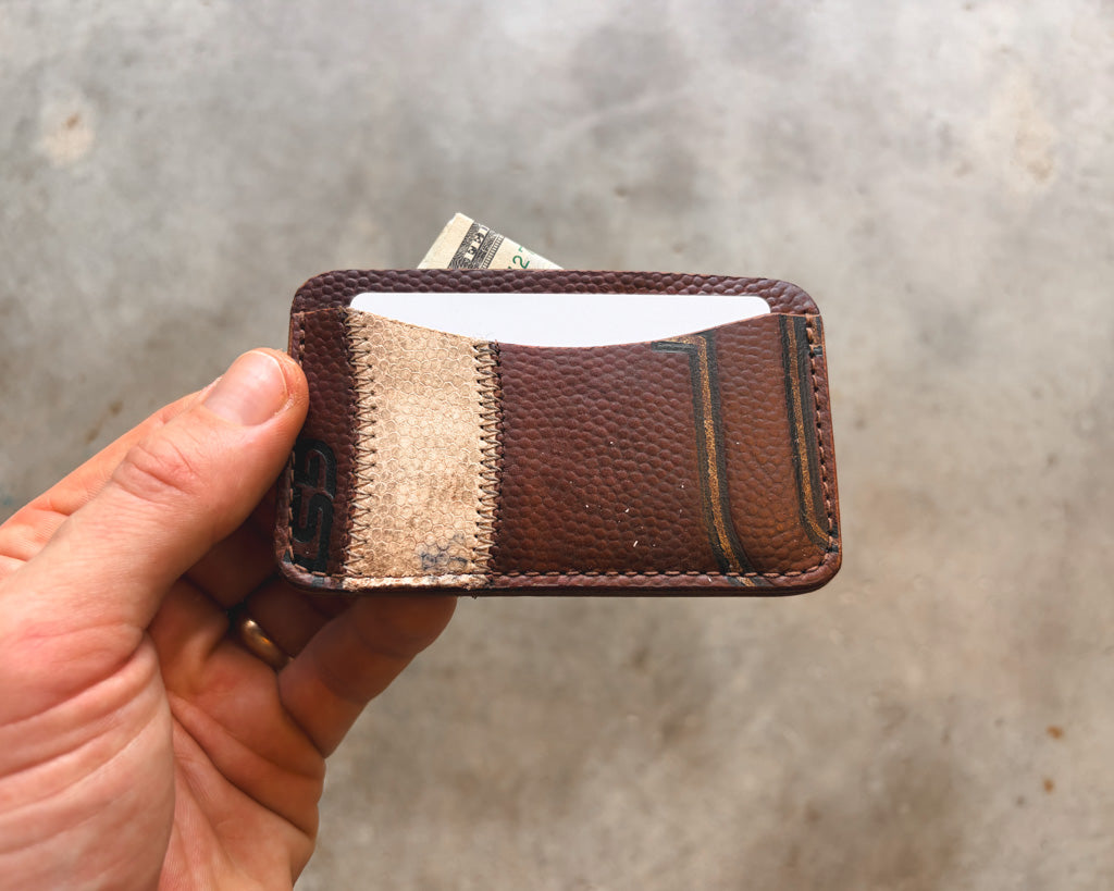 The Game Ball Minimalist - Game Used Football Wallet