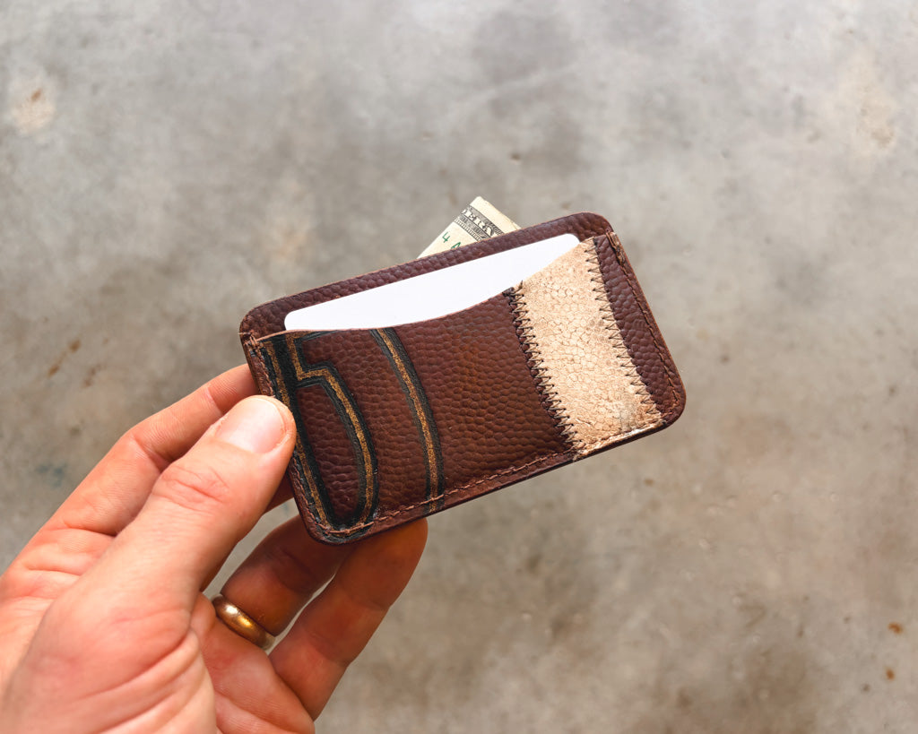 The Game Ball Minimalist - Game Used Football Wallet