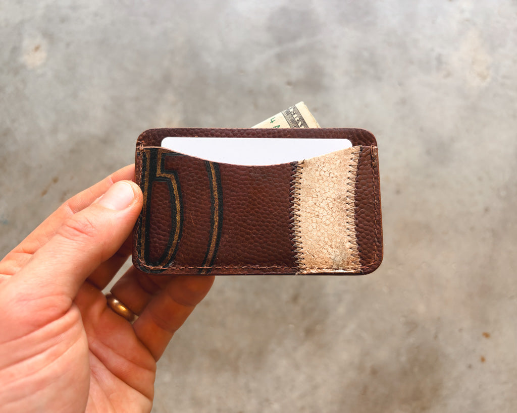 The Game Ball Minimalist - Game Used Football Wallet