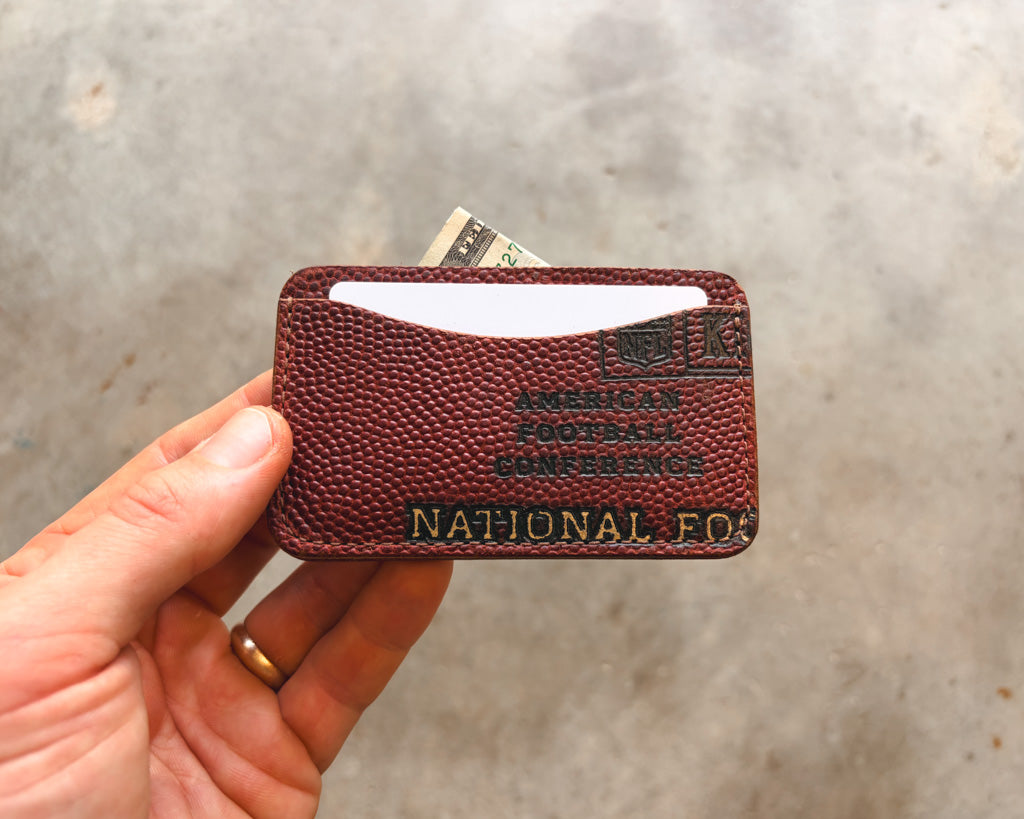 The NFL Minimalist - NFL Game Used Wallet