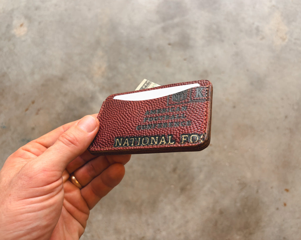 The NFL Minimalist - NFL Game Used Wallet