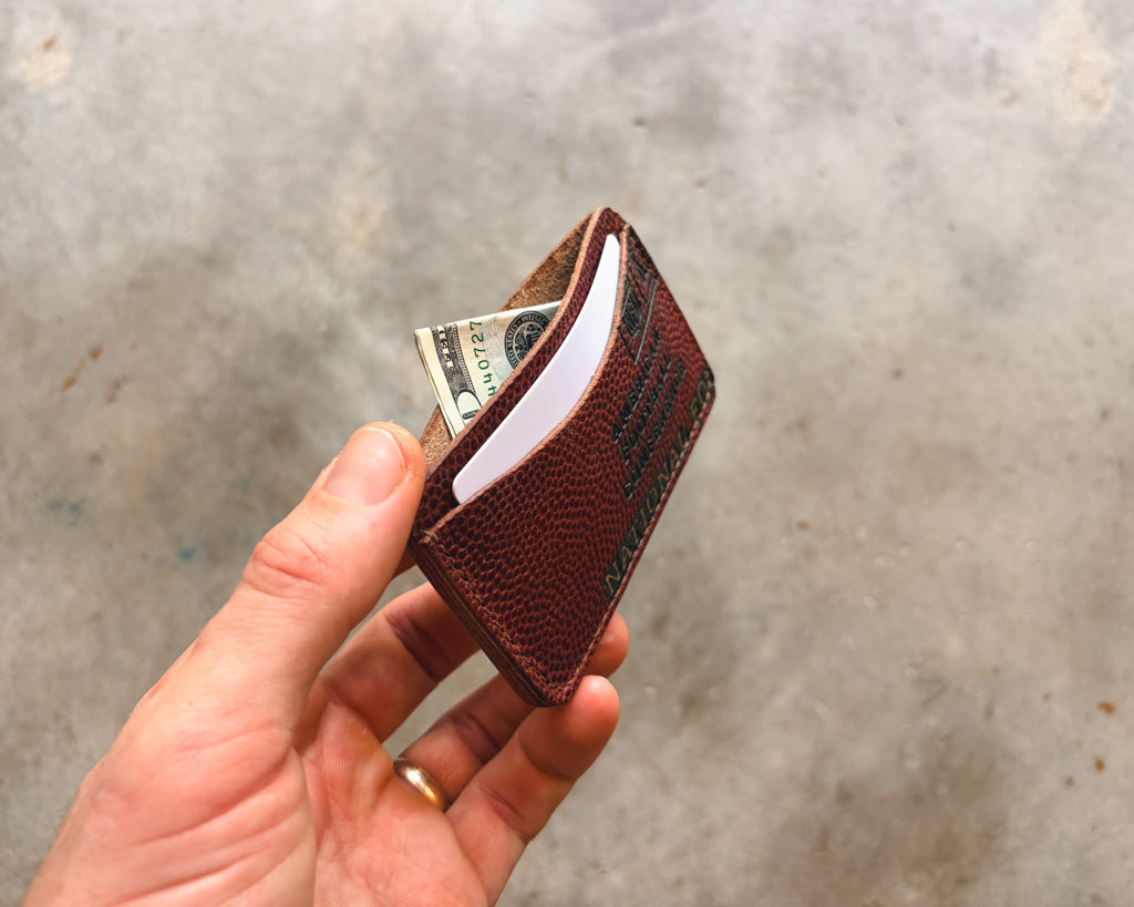 The NFL Minimalist - NFL Game Used Wallet