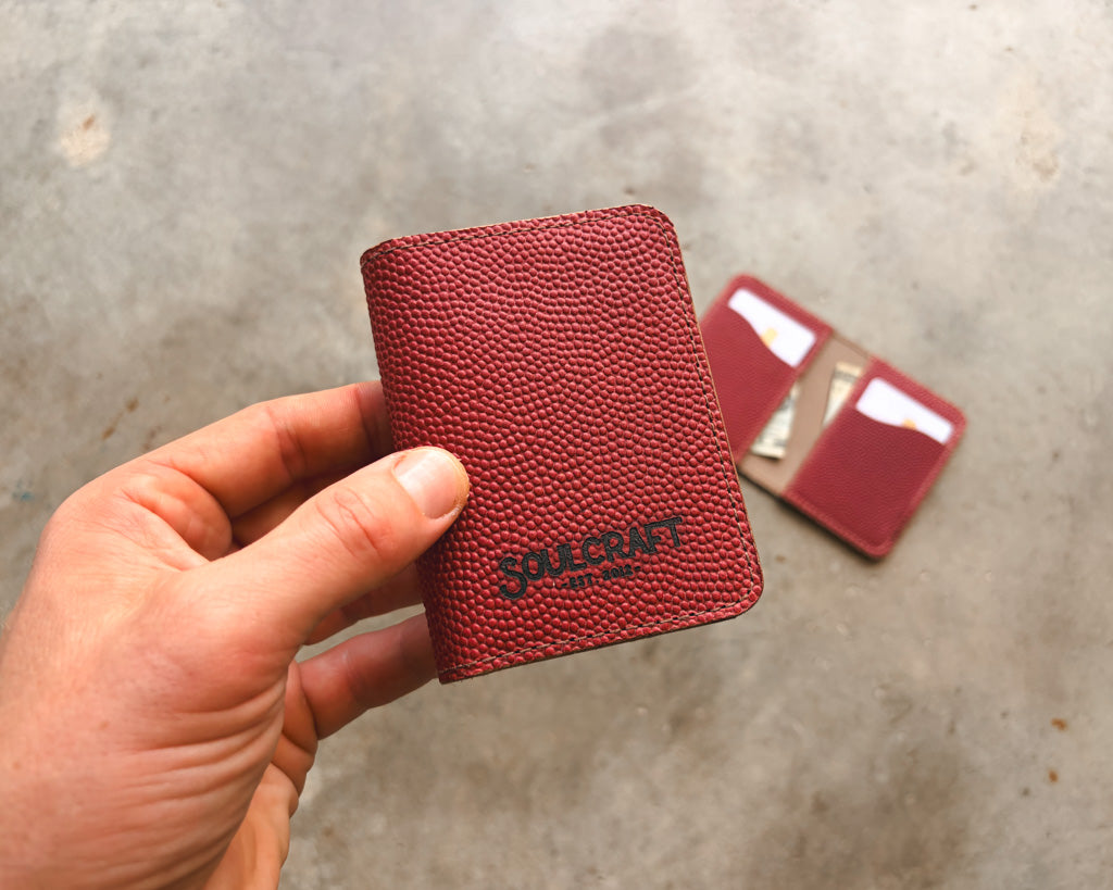 The Dane Wallet in Football Leather