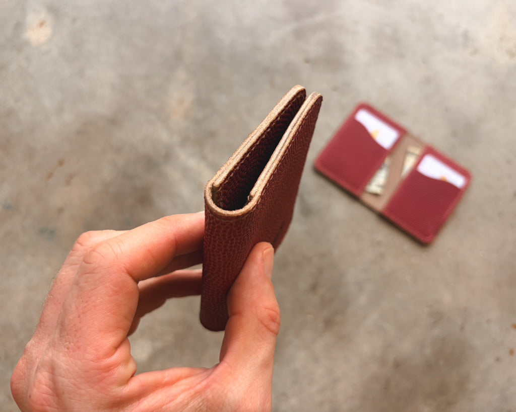 The Dane Wallet in Football Leather