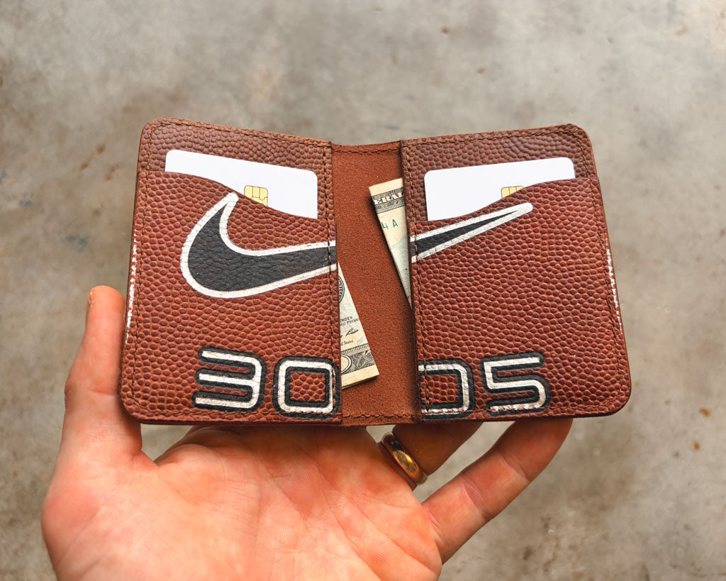 The Game Ball Dane - Game Used Football Wallet