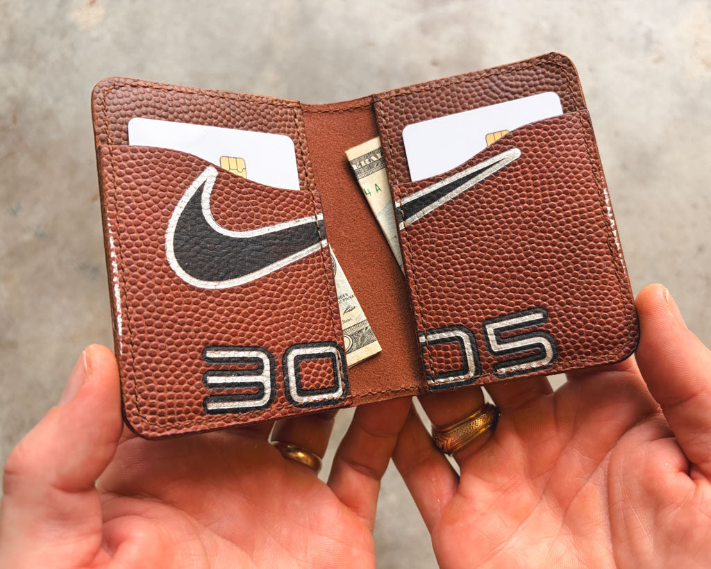 The Game Ball Dane - Game Used Football Wallet