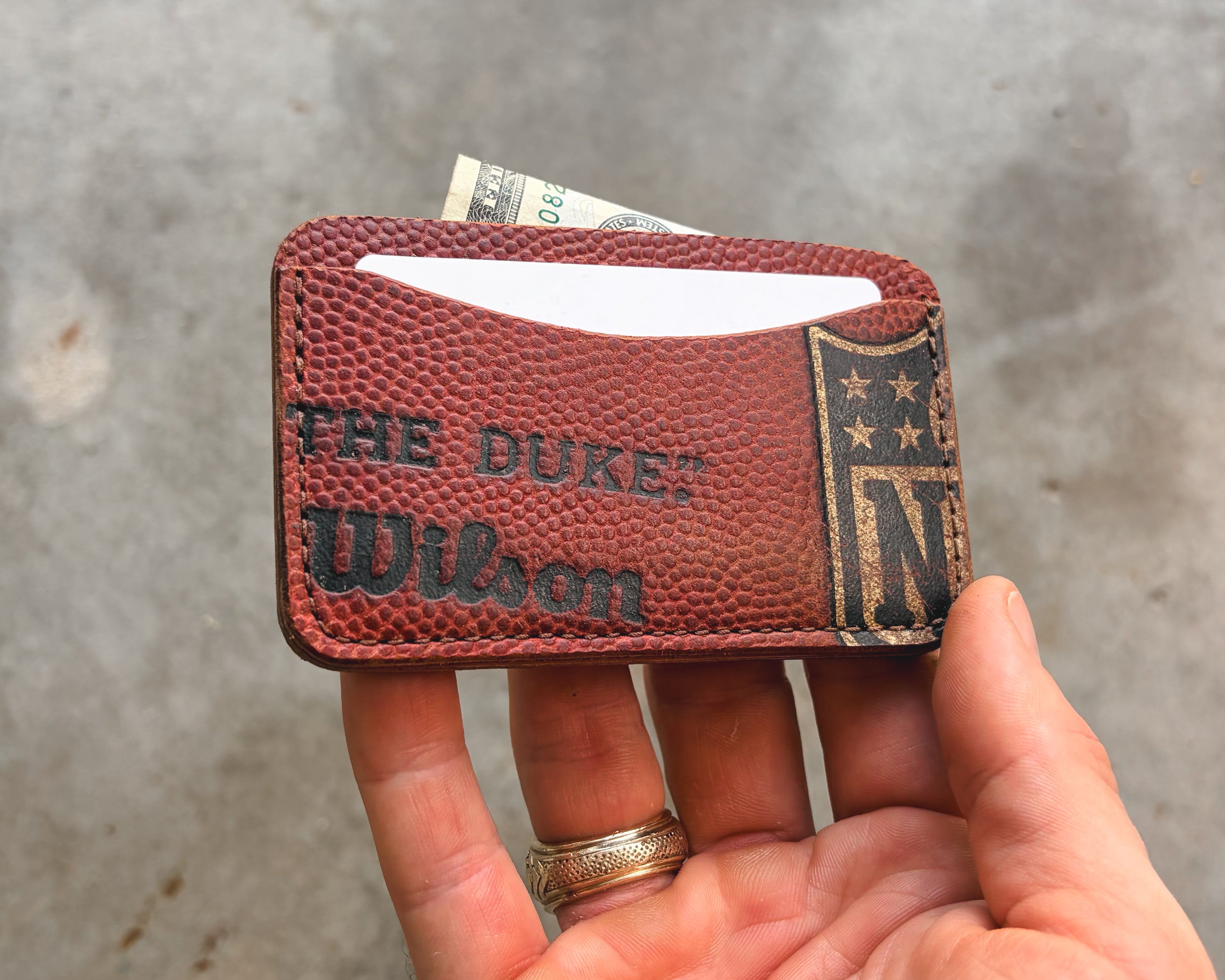 The NFL Minimalist - NFL Game Used Wallet