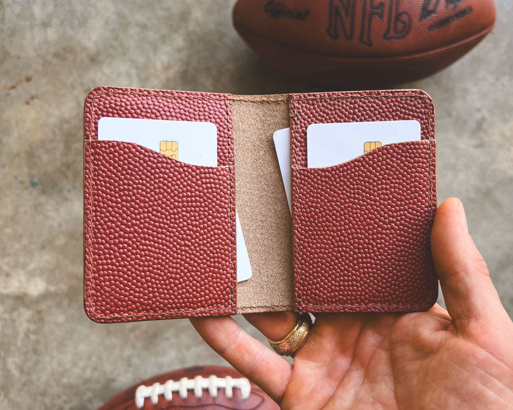 The Dane Wallet in Football Leather
