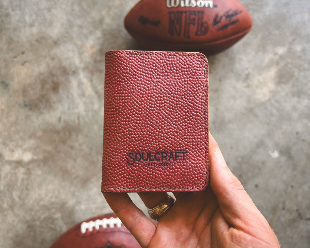 The Dane Wallet in Football Leather
