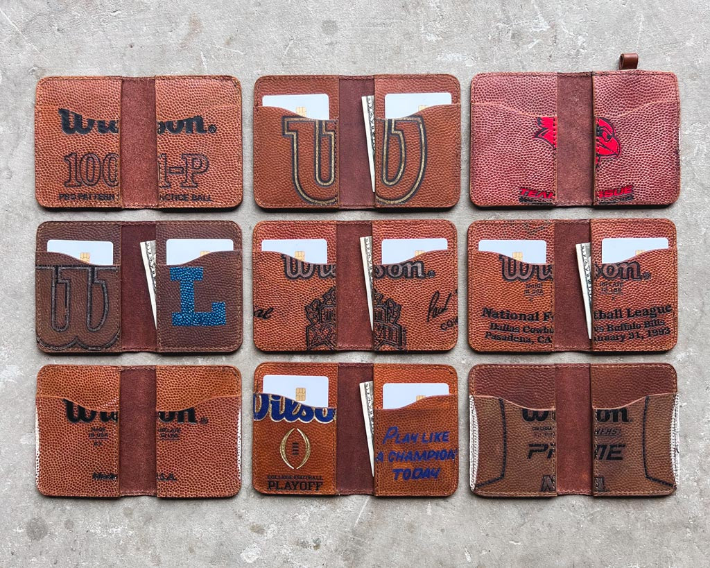The Game Ball Dane - Game Used Football Wallet