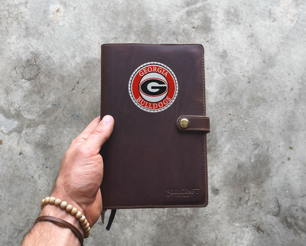 The Collegiate Notebook with Your Team's Logo - Size A5 Refillable