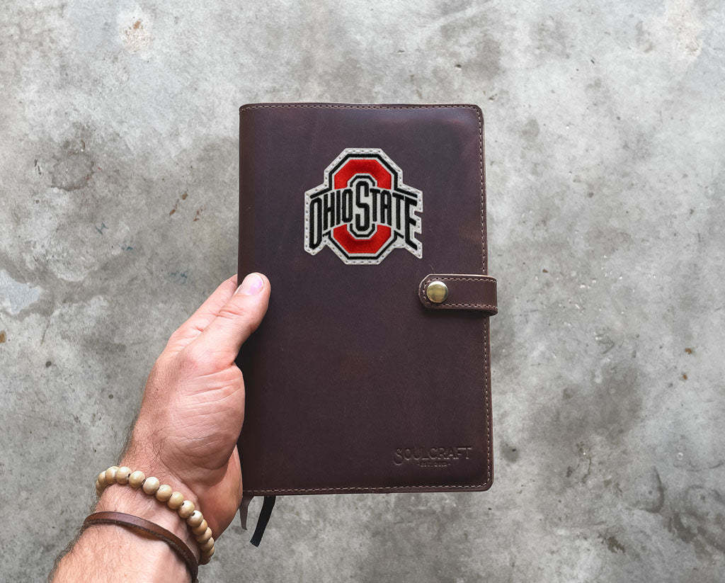 The Collegiate Notebook with Your Team's Logo - Size A5 Refillable