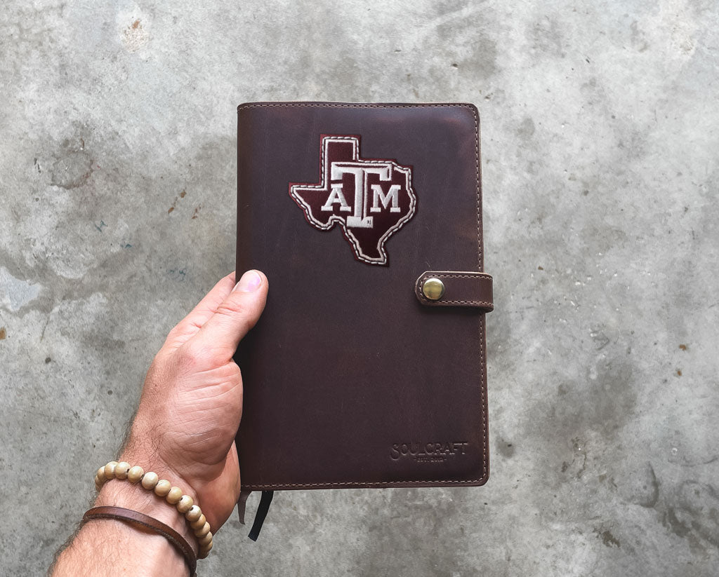 The Collegiate Notebook with Your Team's Logo - Size A5 Refillable