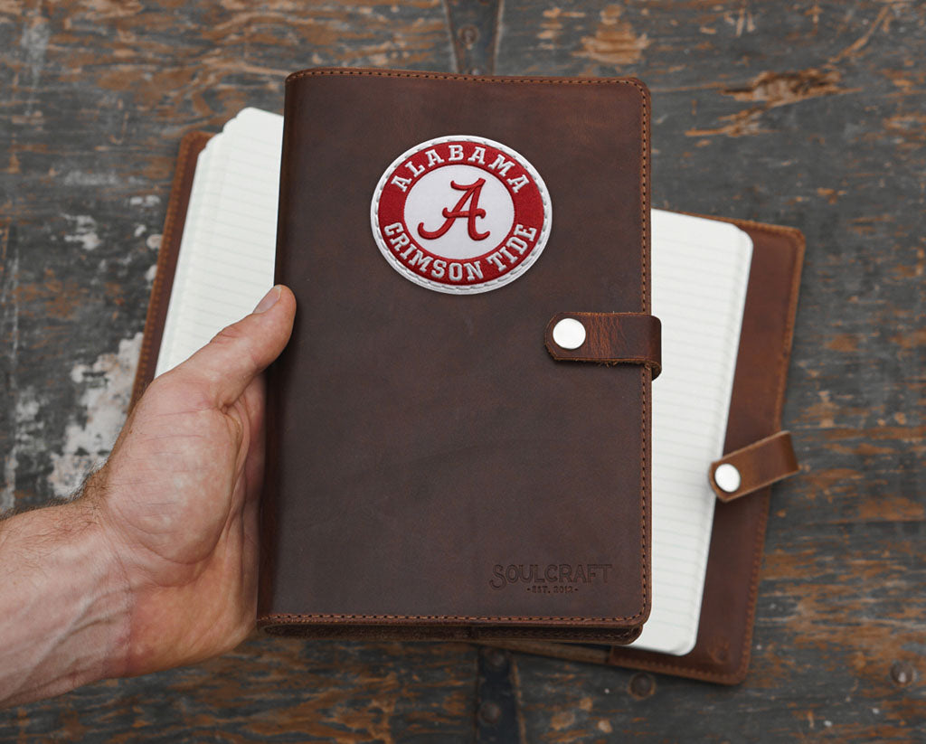 The Collegiate Notebook with Your Team's Logo - Size A5 Refillable