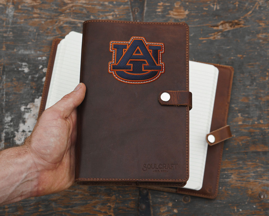 The Collegiate Notebook with Your Team's Logo - Size A5 Refillable