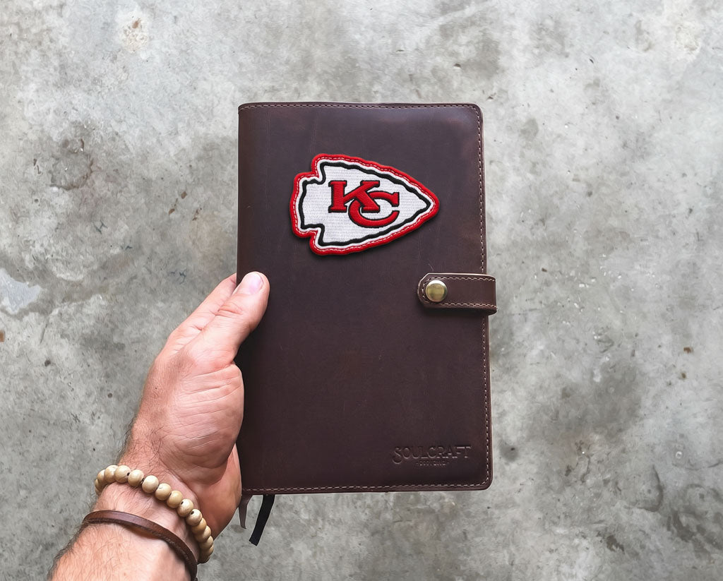 The NFL Notebook with Your Team's Logo - Size A5 Refillable