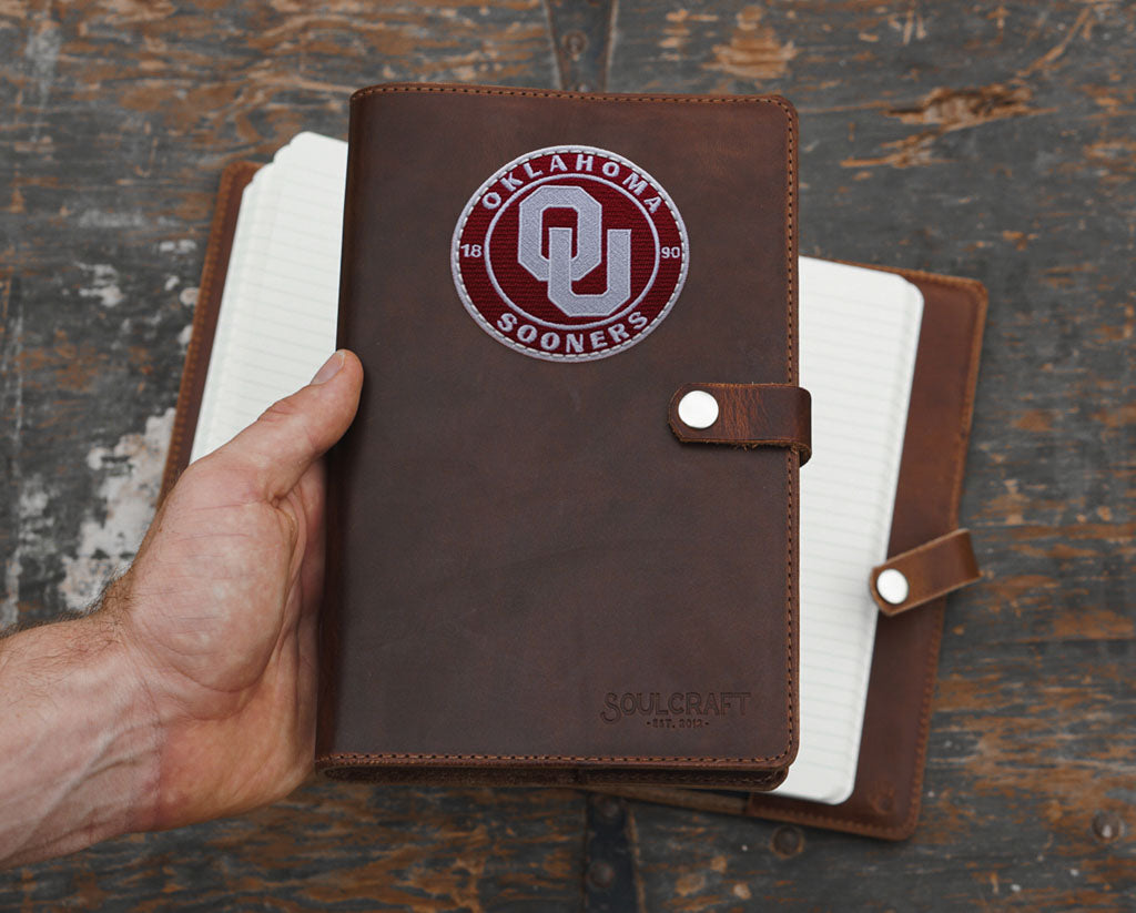 The Collegiate Notebook with Your Team's Logo - Size A5 Refillable