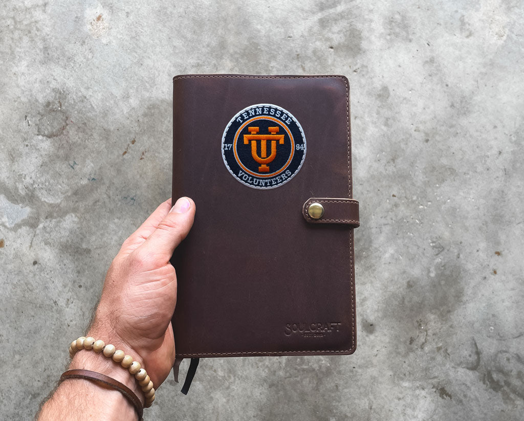 The Collegiate Notebook with Your Team's Logo - Size A5 Refillable